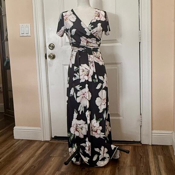 Other Dresses & Skirts - Women’s Small long wrap skirt with cropped crisscross wrap and tie top tropical